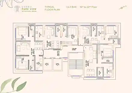 Suraj Park View 3 bhk